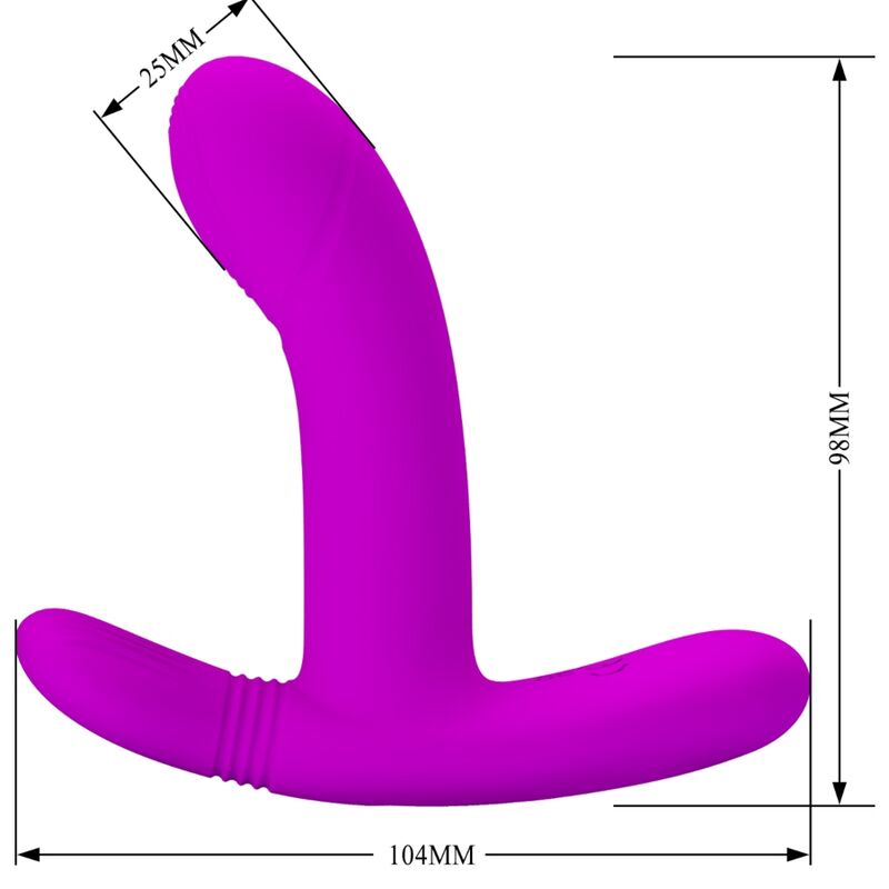 Pretty Love Geri Clitoris Massager Pink Remote Control | Niks.fi verkkokauppa
