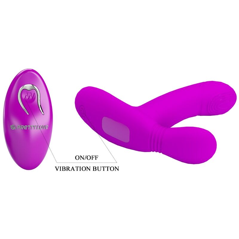 Pretty Love Geri Clitoris Massager Pink Remote Control | Niks.fi verkkokauppa