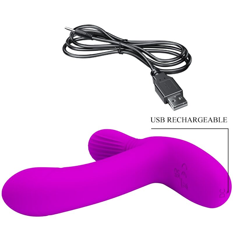 Pretty Love Geri Clitoris Massager Pink Remote Control | Niks.fi verkkokauppa