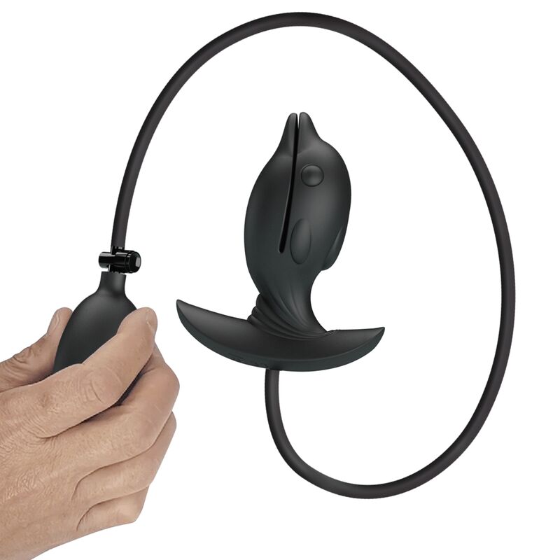 Pretty Love Inflatable & Rechargeable Delfin Anal Plug | Niks.fi verkkokauppa