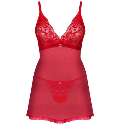 Obsessive Chilisa Babydoll Y Thong Xs/S | Niks.fi verkkokauppa