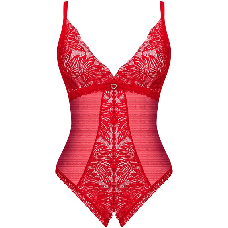 Obsessive Chilisa Crotchless Teddy Xl/Xxl | Niks.fi verkkokauppa