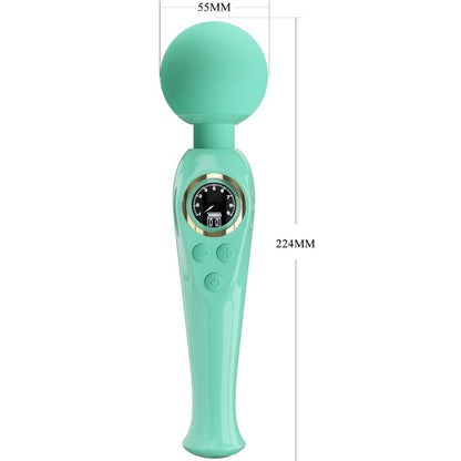 Pretty Love Skyler Green Wand Vibrator | Niks.fi verkkokauppa