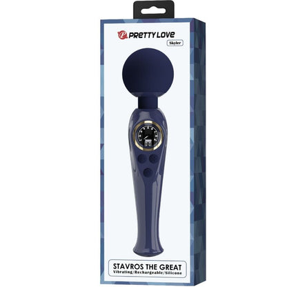 Pretty Love Skyler Vibrator Wand Blue | Niks.fi verkkokauppa