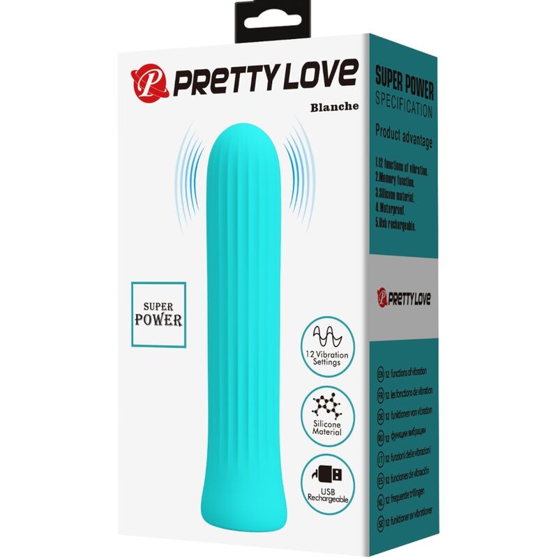 Pretty Loveblanche Blue Stimulator Vibrator | Niks.fi verkkokauppa