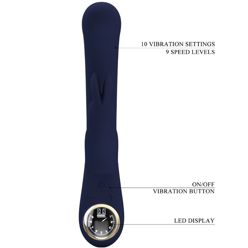 Lamar Rabbit Vibraattori & Sininen G-Piste | Niks.fi verkkokauppa