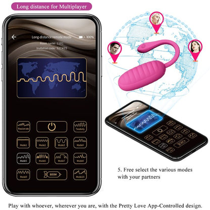 Pretty Love Catalina Pink Rechargeable Vibrating Egg | Niks.fi verkkokauppa