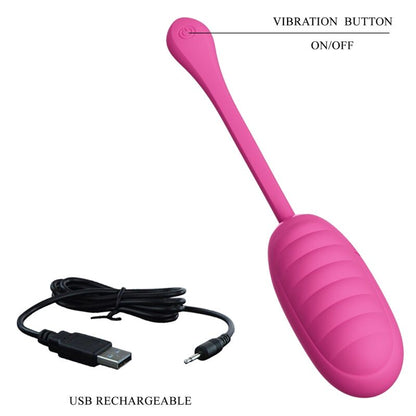 Pretty Love Catalina Pink Rechargeable Vibrating Egg | Niks.fi verkkokauppa