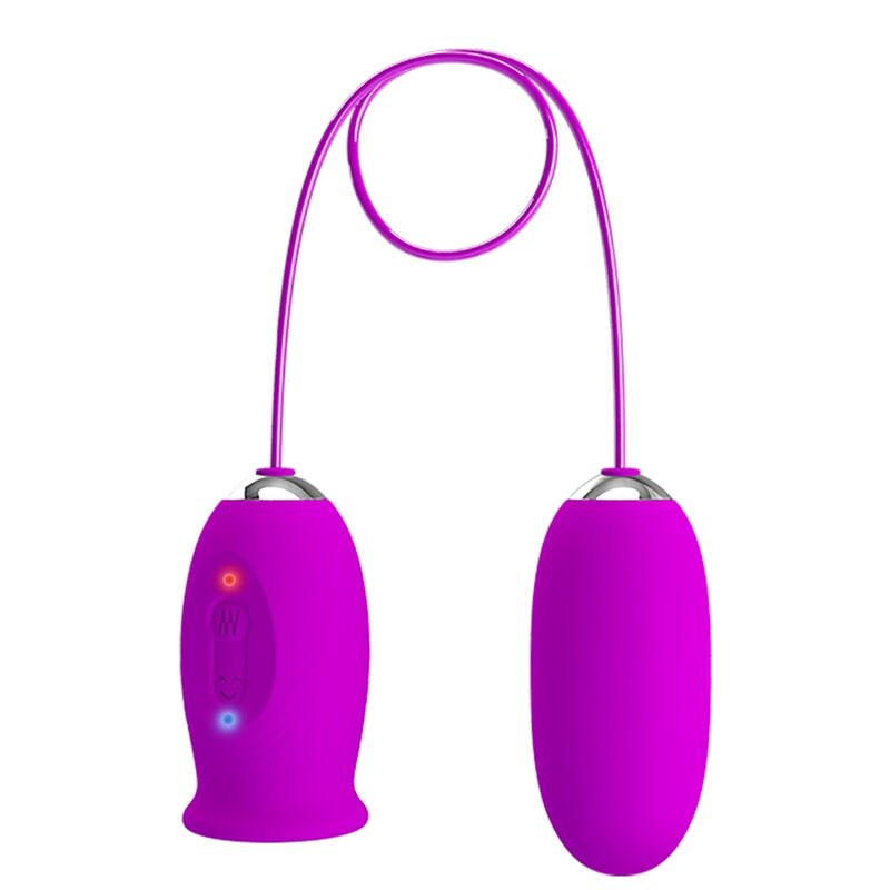 Pretty Love Daisy Dual Egg Rechargeable Vibrator Purple | Niks.fi verkkokauppa