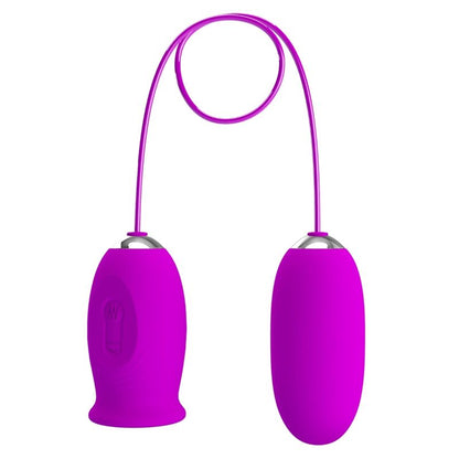 Pretty Love Daisy Dual Egg Rechargeable Vibrator Purple | Niks.fi verkkokauppa