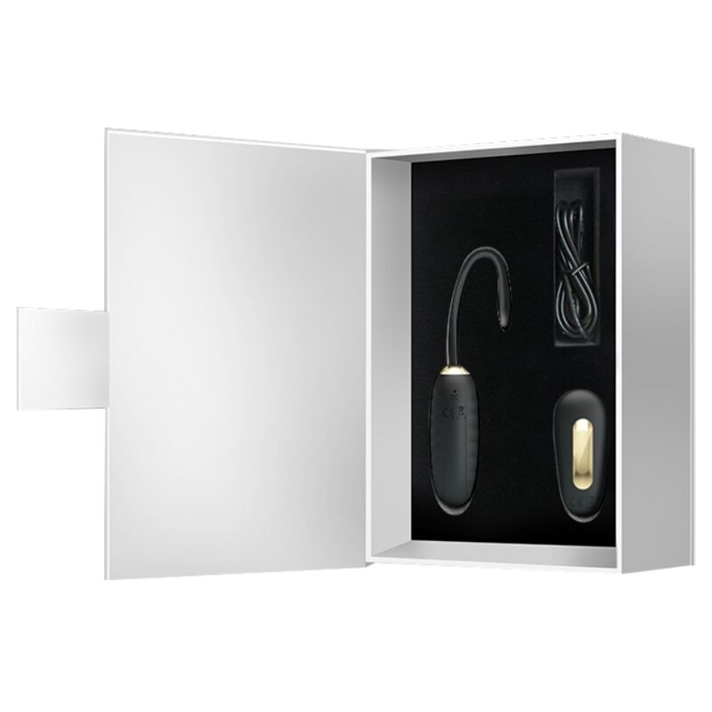 Pretty Love Doreen Luxury Rechargeable Vibrating Egg Black | Niks.fi verkkokauppa