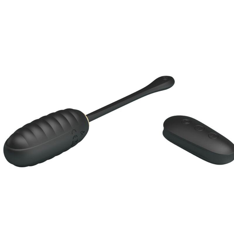 Pretty Love Doreen Luxury Rechargeable Vibrating Egg Black | Niks.fi verkkokauppa