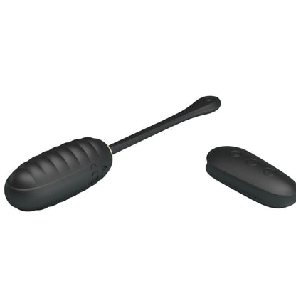 Pretty Love Doreen Luxury Rechargeable Vibrating Egg Black | Niks.fi verkkokauppa