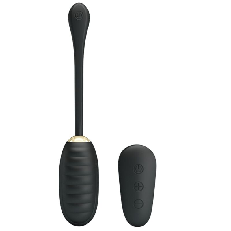 Pretty Love Doreen Luxury Rechargeable Vibrating Egg Black | Niks.fi verkkokauppa