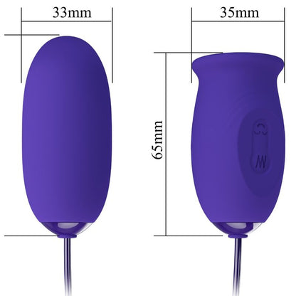 Pretty Love Daisy Youth Violet Rechargeable Vibrator Stimulator | Niks.fi verkkokauppa