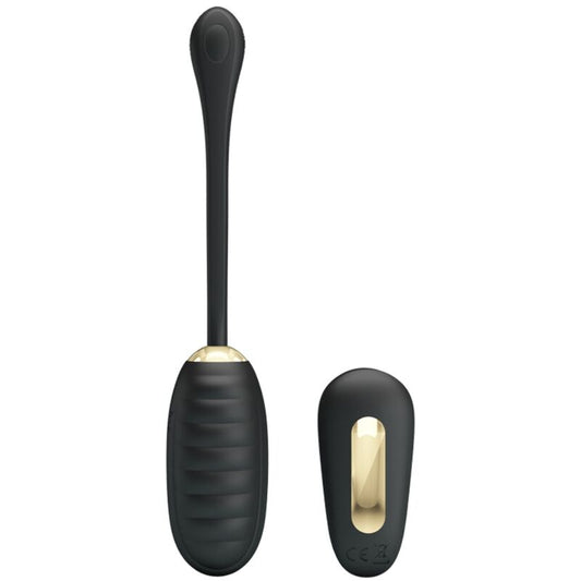 Pretty Love Doreen Luxury Rechargeable Vibrating Egg Black | Niks.fi verkkokauppa