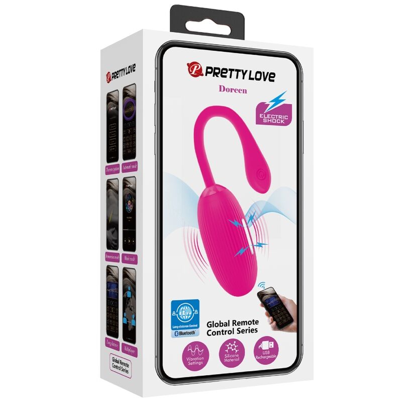 Pretty Love Doreen Rechargeable Vibrating Egg Magenta | Niks.fi verkkokauppa