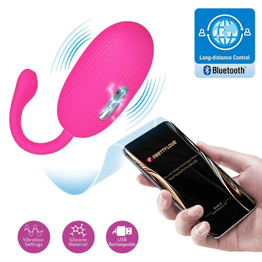 Pretty Love Doreen Rechargeable Vibrating Egg Magenta | Niks.fi verkkokauppa