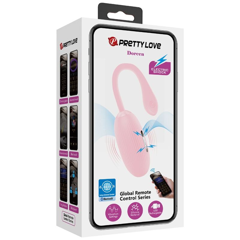 Pretty Love Doreen Pink Rechargeable Vibrating Egg | Niks.fi verkkokauppa