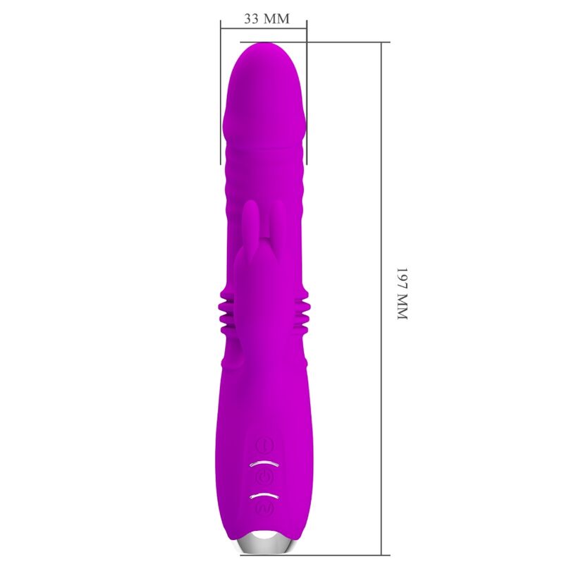 Pretty Lovedorothy Purple Rechargeable Rabbit Vibrator | Niks.fi verkkokauppa