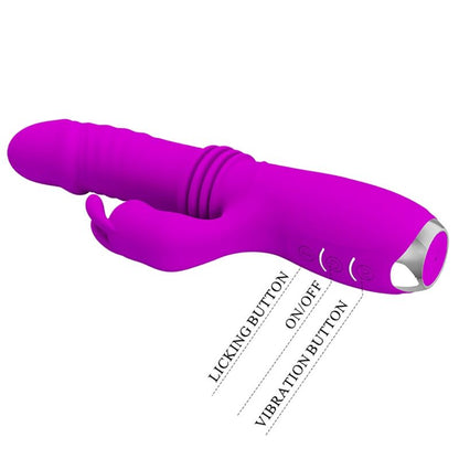 Pretty Lovedorothy Purple Rechargeable Rabbit Vibrator | Niks.fi verkkokauppa
