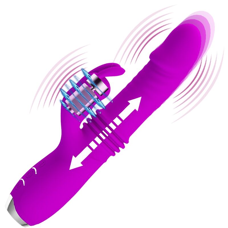 Pretty Lovedorothy Purple Rechargeable Rabbit Vibrator | Niks.fi verkkokauppa