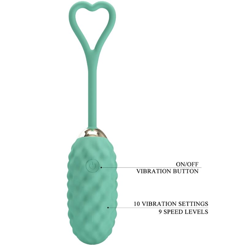 Pretty Love Vivian Green Remote Control Vibrating Egg | Niks.fi verkkokauppa