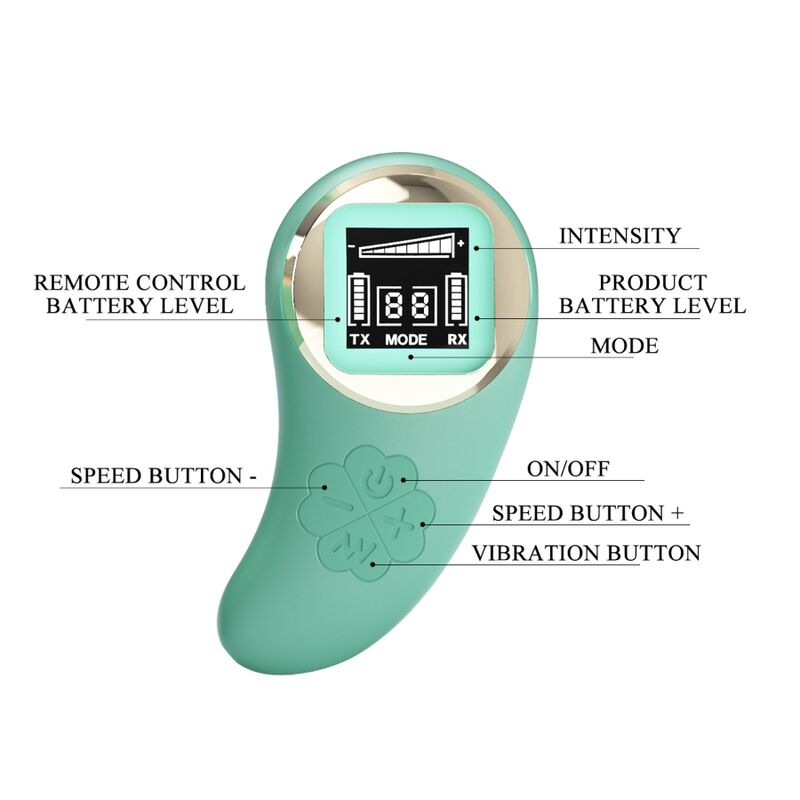 Pretty Love Vivian Green Remote Control Vibrating Egg | Niks.fi verkkokauppa