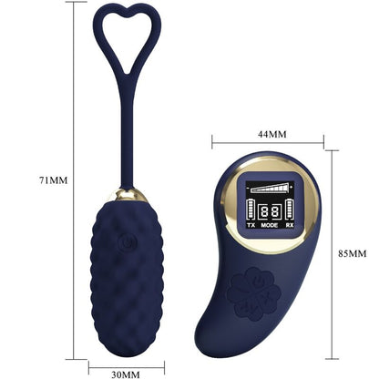 Pretty Love Vivian Blue Remote Control Vibrating Egg | Niks.fi verkkokauppa