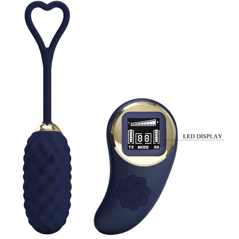 Pretty Love Vivian Blue Remote Control Vibrating Egg | Niks.fi verkkokauppa
