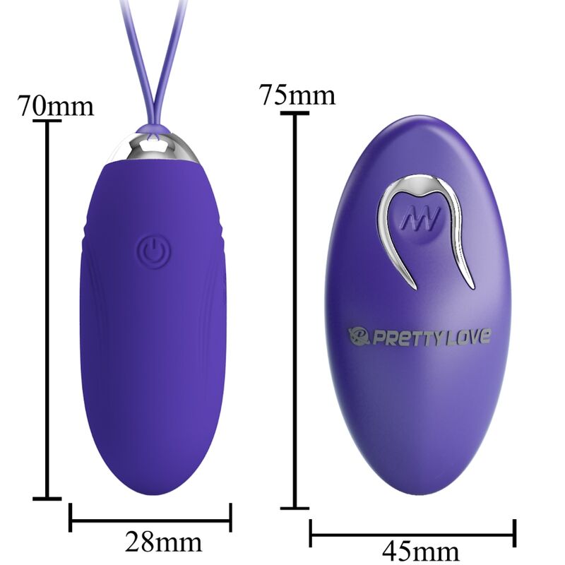Pretty Love Jenny Youth Violating Egg Remote Control Violet | Niks.fi verkkokauppa