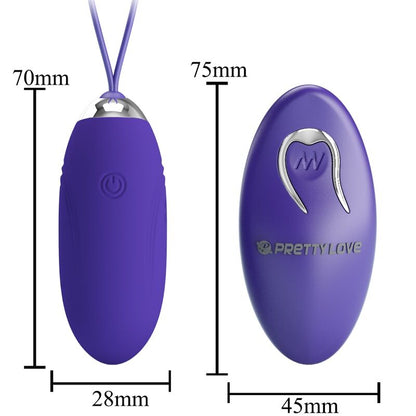 Pretty Love Jenny Youth Violating Egg Remote Control Violet | Niks.fi verkkokauppa