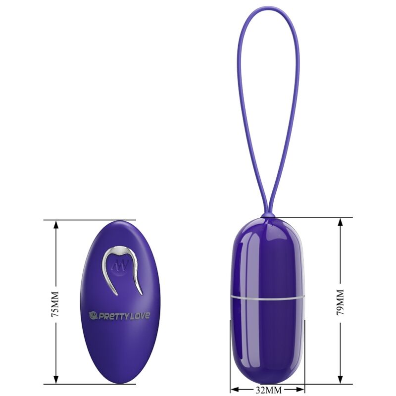 Pretty Love Arvin Youth Violating Egg Remote Control Violet | Niks.fi verkkokauppa