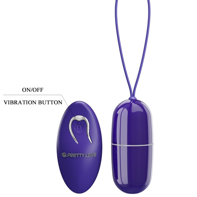 Pretty Love Arvin Youth Violating Egg Remote Control Violet | Niks.fi verkkokauppa