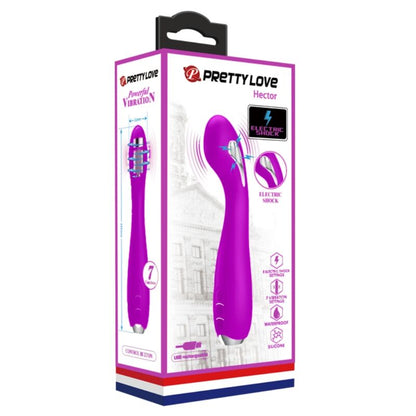 Pretty Lovehector Rechargeable Electroshock Vibrator Waterproof Purple | Niks.fi verkkokauppa