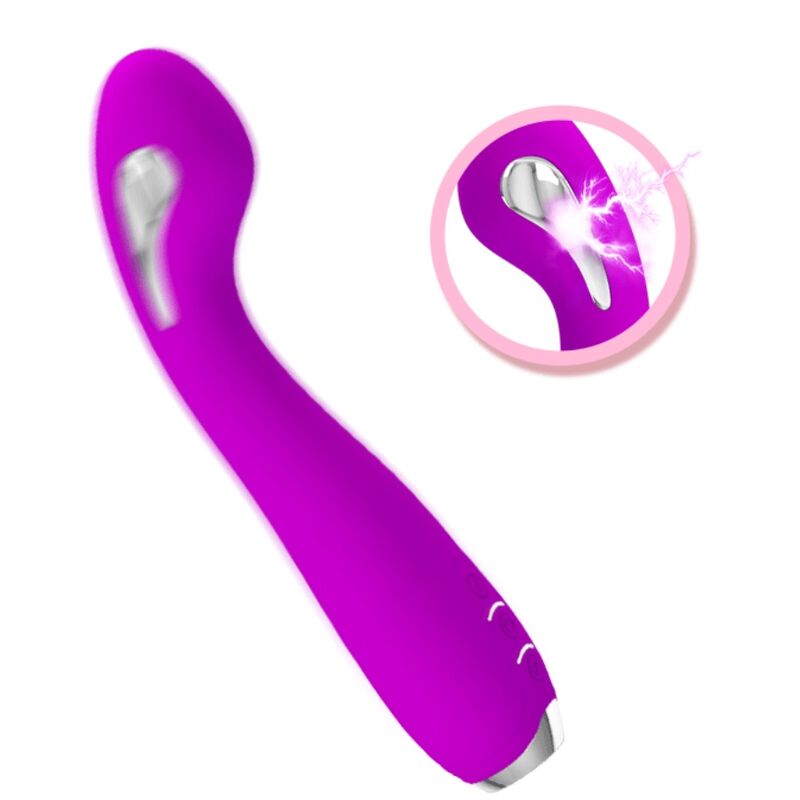 Pretty Lovehector Rechargeable Electroshock Vibrator Waterproof Purple | Niks.fi verkkokauppa