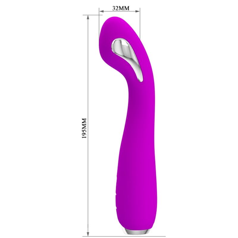 Pretty Lovehector Rechargeable Electroshock Vibrator Waterproof Purple | Niks.fi verkkokauppa