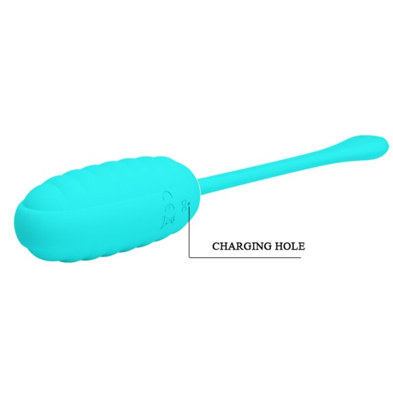Pretty Love Kirk Light Green Rechargeable Vibrating Egg | Niks.fi verkkokauppa