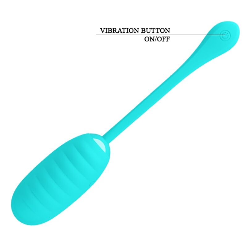 Pretty Love Kirk Light Green Rechargeable Vibrating Egg | Niks.fi verkkokauppa