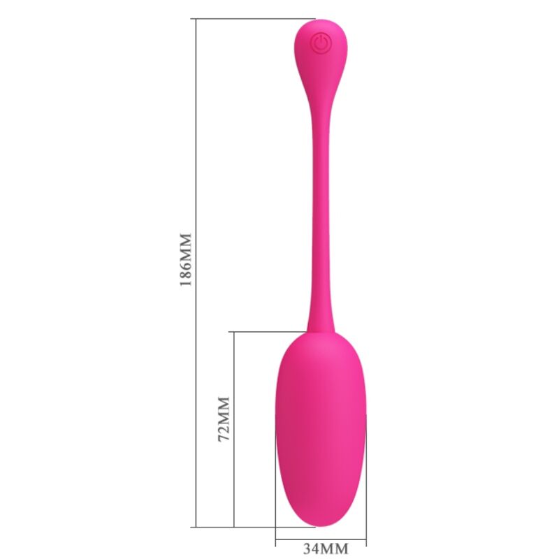 Pretty Love Knucker Pink Rechargeable Vibrating Egg | Niks.fi verkkokauppa