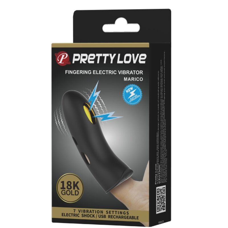 Pretty Love Marico Black Electro-Stimulator Finger Cover | Niks.fi verkkokauppa