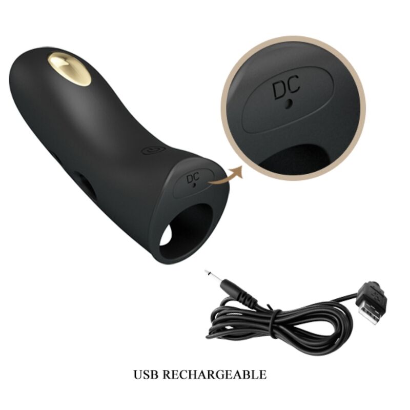 Pretty Love Marico Black Electro-Stimulator Finger Cover | Niks.fi verkkokauppa