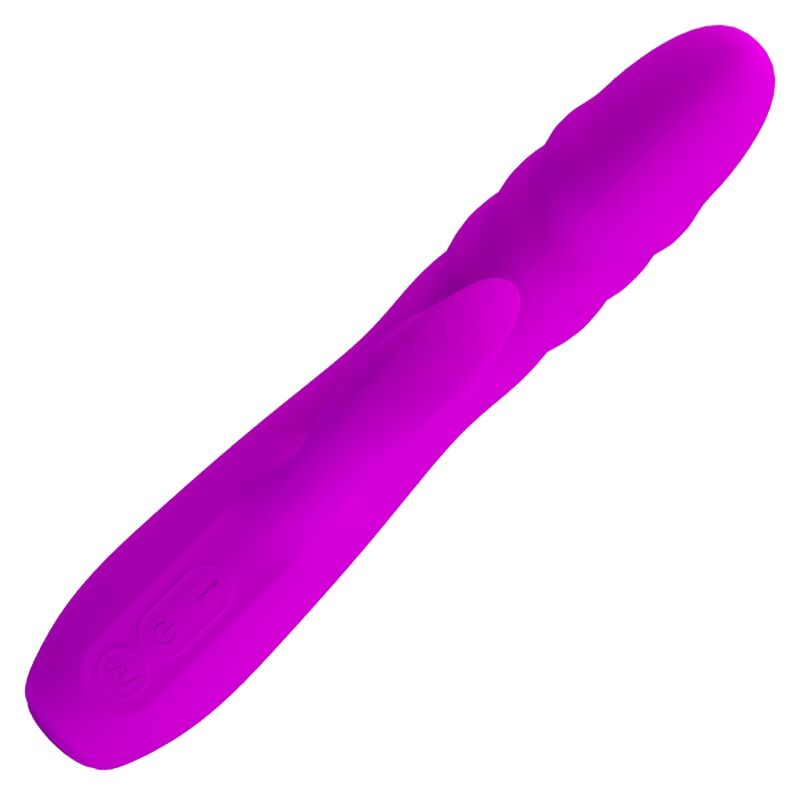 Pretty Lovemelanie Purple Rechargeable Rabbit Vibrator | Niks.fi verkkokauppa