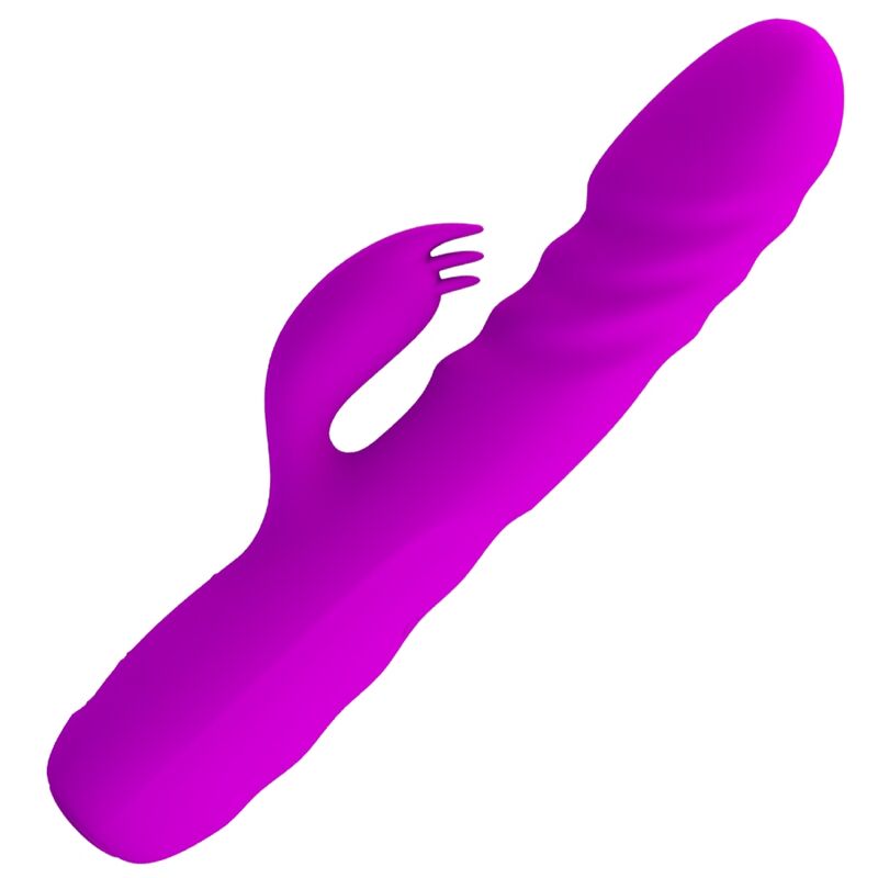 Pretty Lovemelanie Purple Rechargeable Rabbit Vibrator | Niks.fi verkkokauppa