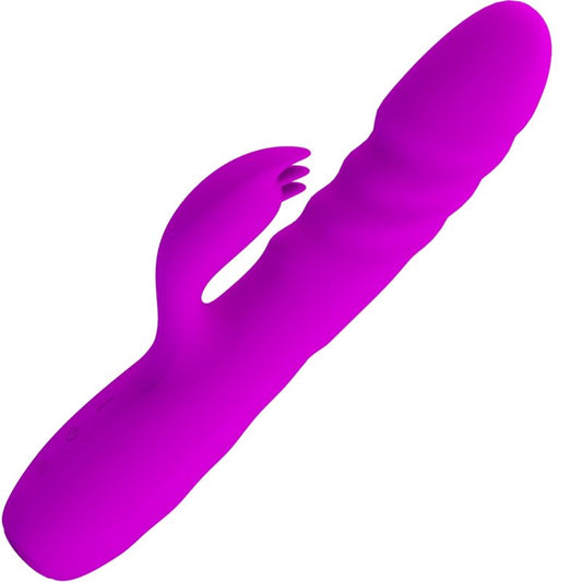 Pretty Lovemelanie Purple Rechargeable Rabbit Vibrator | Niks.fi verkkokauppa