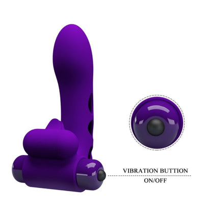 Pretty Love Orlando Purple Vibrator Finger Cover | Niks.fi verkkokauppa