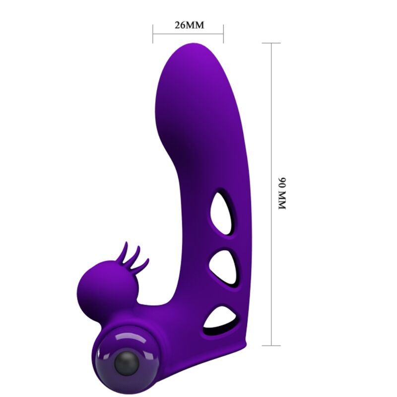Pretty Love Orlando Purple Vibrator Finger Cover | Niks.fi verkkokauppa