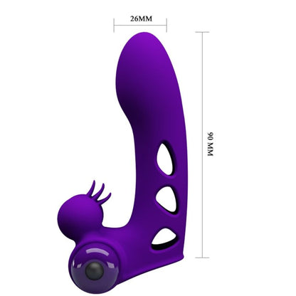 Pretty Love Orlando Purple Vibrator Finger Cover | Niks.fi verkkokauppa
