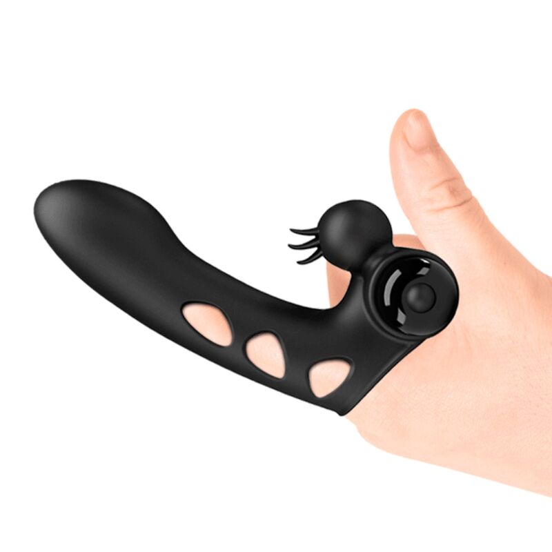 Pretty Love Orlando Black Vibrator Finger Cover | Niks.fi verkkokauppa