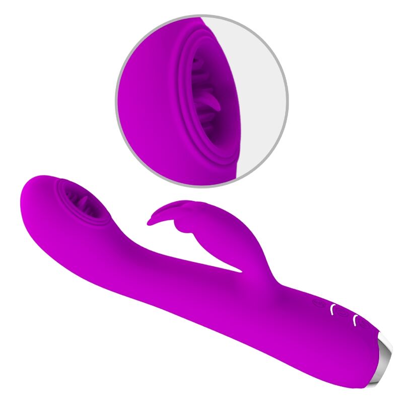 Pretty Loverachel Rechargeable Vibrator With Stimulating Waves Purple | Niks.fi verkkokauppa